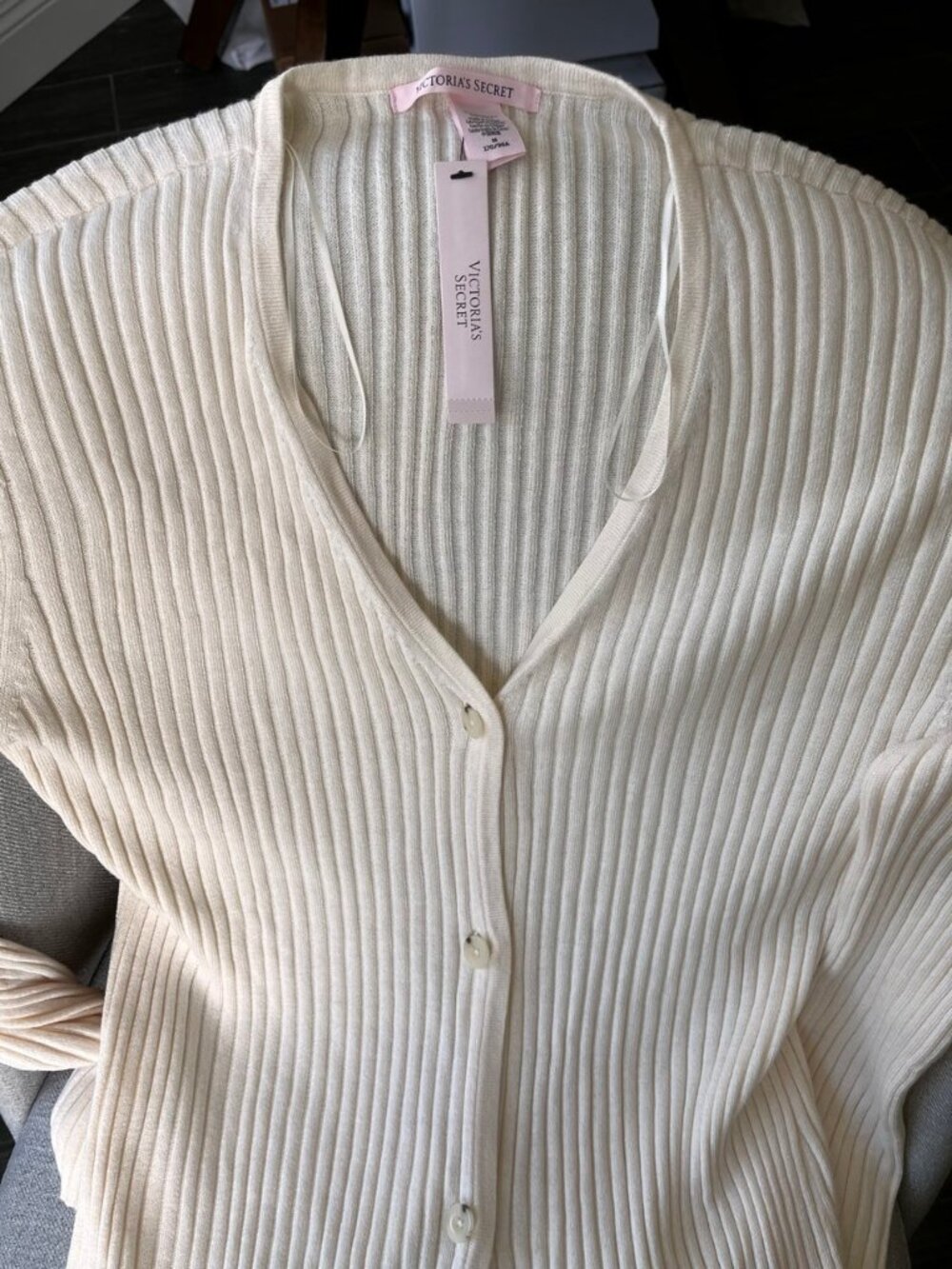 Victoria's Secret Ribbed Button Front Dress - Picture 6 of 8